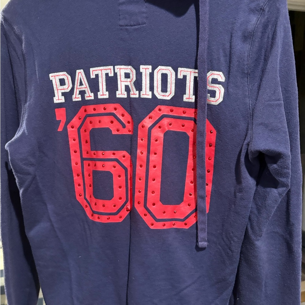 Victoria's Secret PINK Patriots bling zip Hoodie